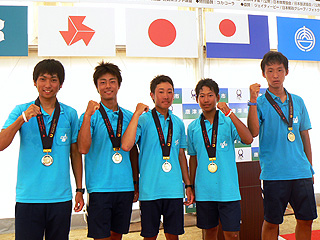 平成25年度 全国高校総体優勝唐津西高校ヨット